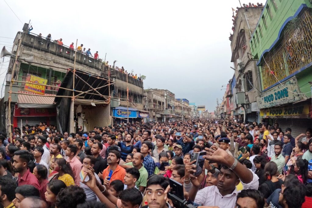 Photo Crowded festival